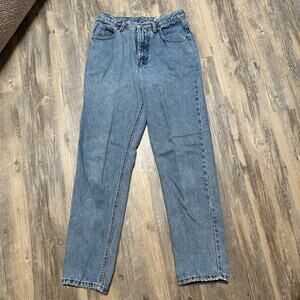 Vintage 90s Calvin Klein High Waisted Jeans Straight Leg Denim Mom Jeans 12